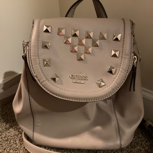guess studded backpack